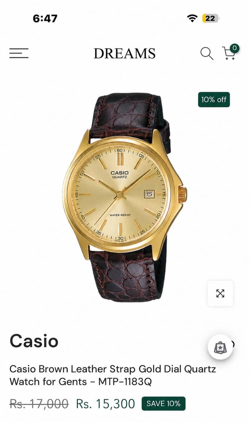 Casio Men Watch 2