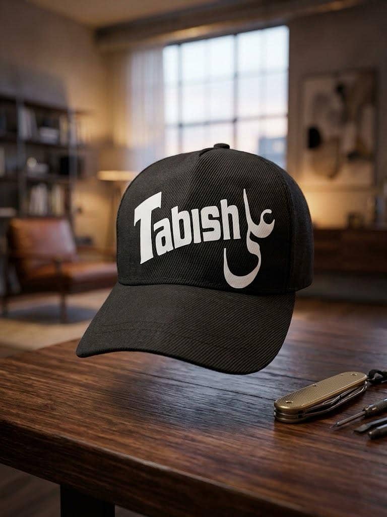 customize Premium Black Stylish Cap – 1