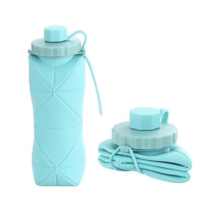 Silicone Foldable Water Bottle 600ML New