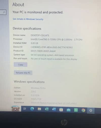 HP Core i5 7th Gen - Business Laptop