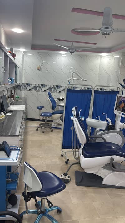 Female dental surgeon