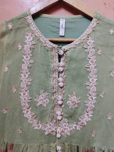 ethnic 3 piece stitched dress