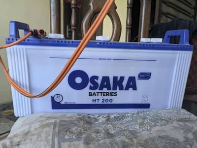 Osaka HT 200 Battery (12V 130Ah 21 Plates) + Energy 35A Smart Charger
