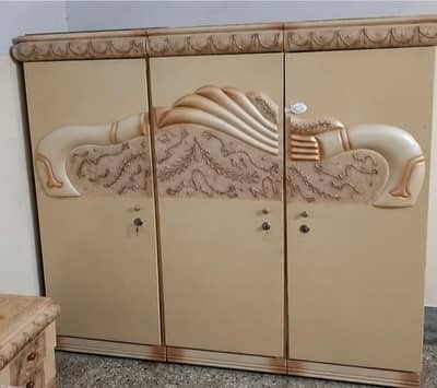 3 door wardrobe is available in good condition with reasonable price