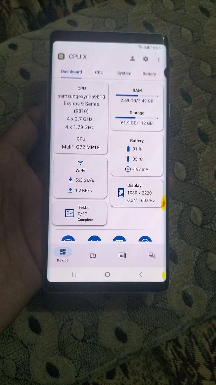 Samsung Mobile Note 9 7