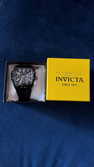 Invicta S1 Rally Chronograph GMT Quartz Black Dial Men's Watch
