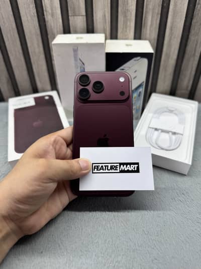 18 Pro Max JV | 256GB | Burgundy | Complete Box | Apple iPhone