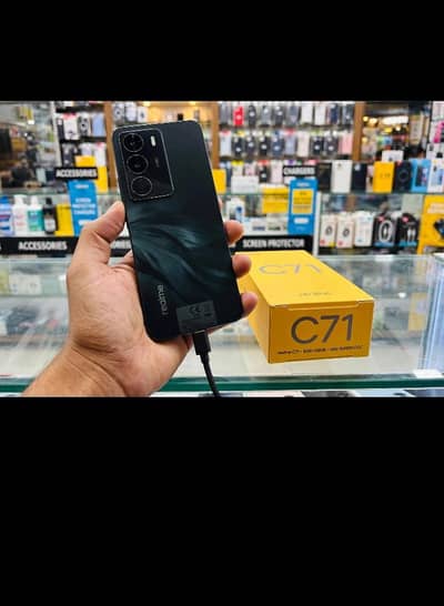 Realme C71 with box and charger