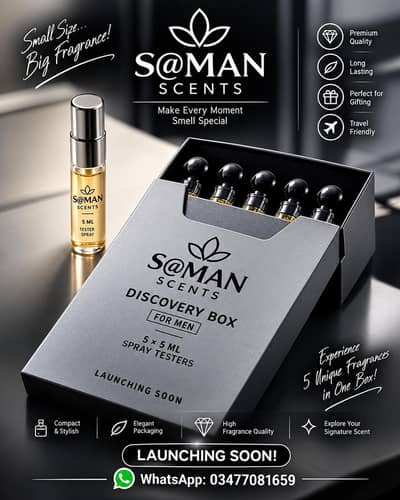 Men’s Pocket Perfume Box – 4 Fragrances in 1 Box | Rs. 899