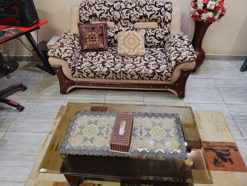 7 seater sofa set with table 3