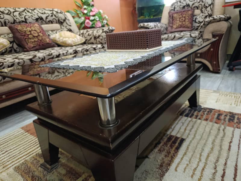 7 seater sofa set with table 4