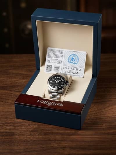 ​Like New Longines Conquest 41mm Black Quartz