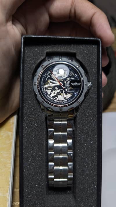 automatic skeleton watch