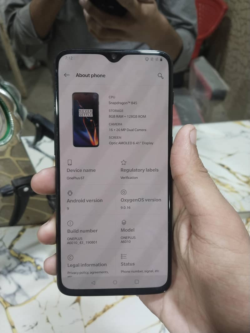 One Plus 6T 0