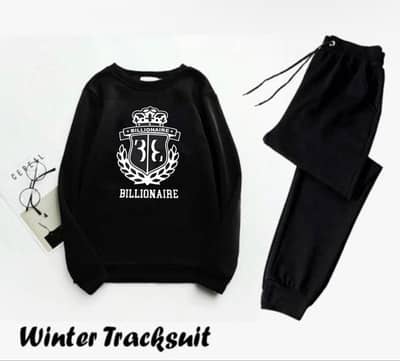 MANS BLACK 2PC TRACKSUIT