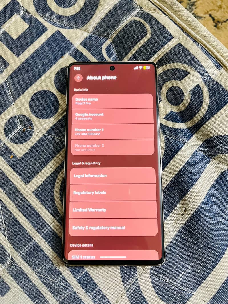 Google Pixel 7 Pro 4