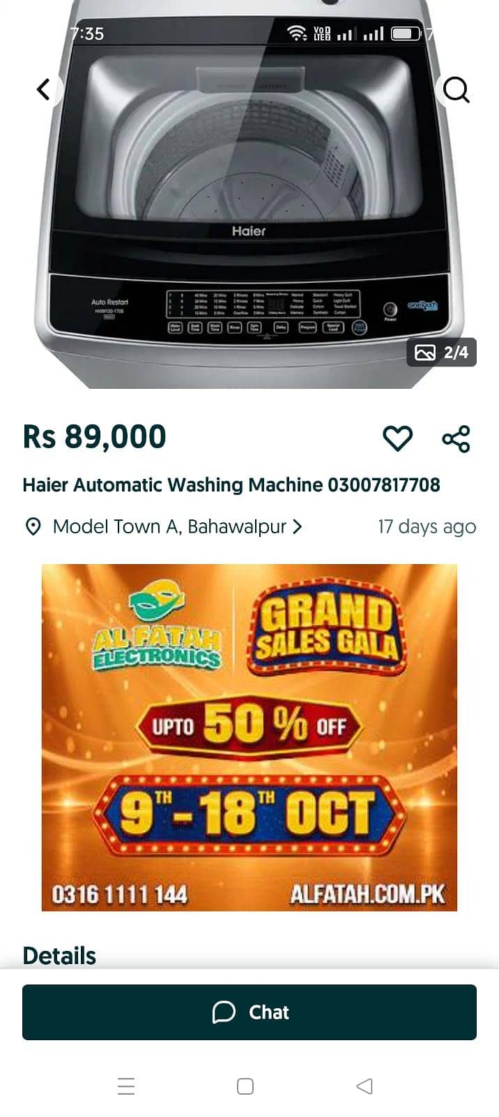 Haier Fully Automatic Washing machine 5