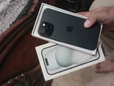 Apple iPhone 15 non pta box pack 7 month use hua ha 128 gb water test