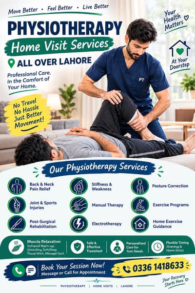 Physiotherapist Home visit physiotherapy