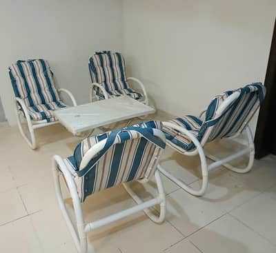 Outdoor Chairs and Table Set