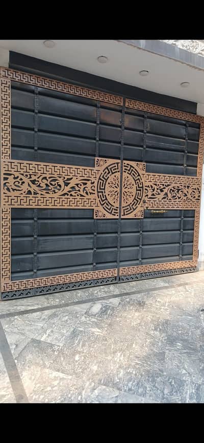Main Gate Door Size 10×8 Feet CNC Work
