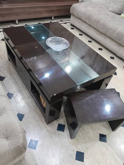 Dinning table with 6 chairs solid wood