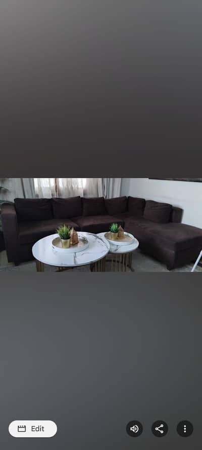 use L shap 7 seater sofa