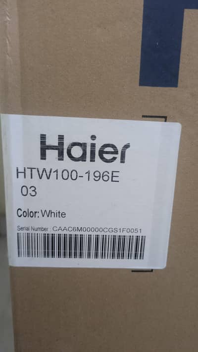 Haier HTW 100-196E 10kg semi automatic washing machine