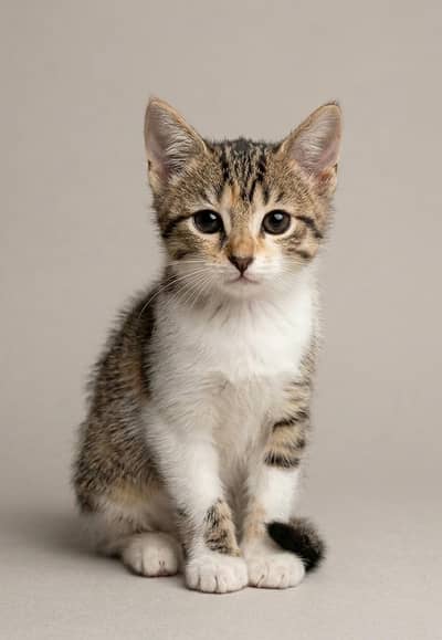 Adorable Mixed Breed Kitten – Very Cute & Active