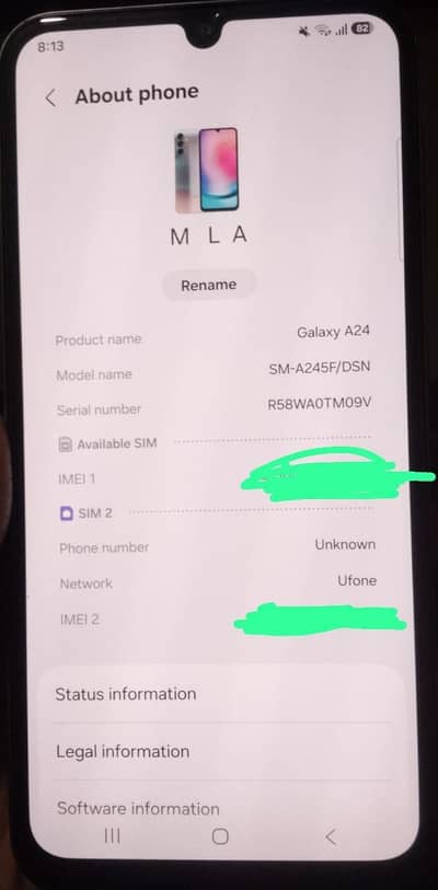Samsung Mobile A24