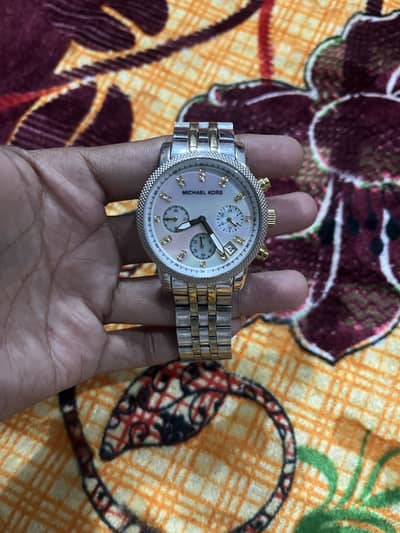 Michael Kors Ladies Watch - Two Tone - Chronograph - Like New