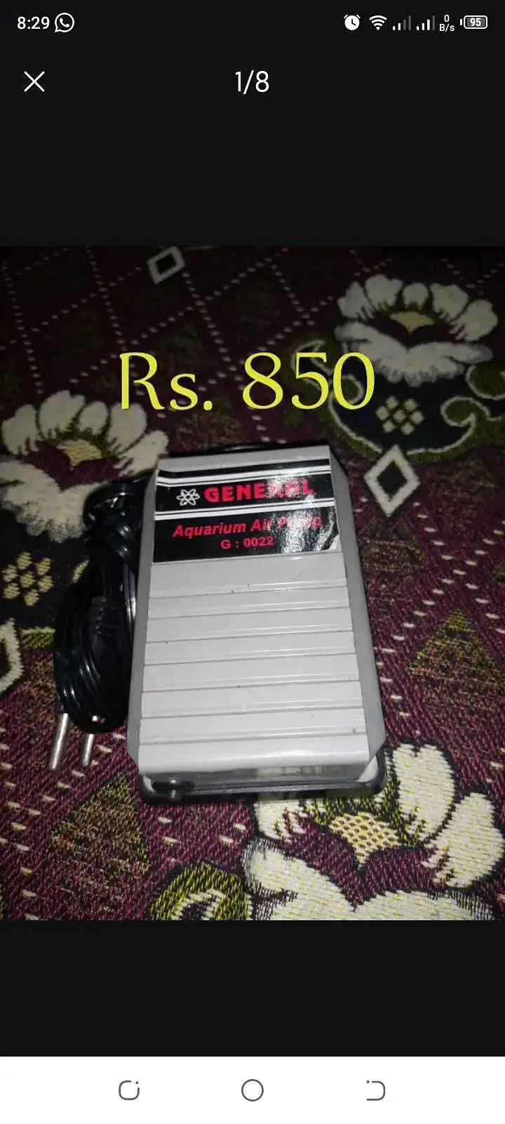 Aquarium Air Pump — photo 3