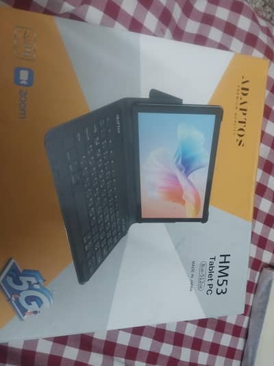 PTA APPROVED KUWAIT IMPORTED TAB WITH DETACHABLE KEYBOARD BOX PACk new