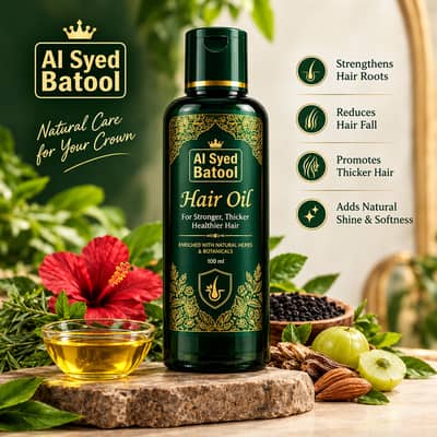 Batool Herbal Hair Oil – Hair Care Oil for Healthy & Shiny Hair