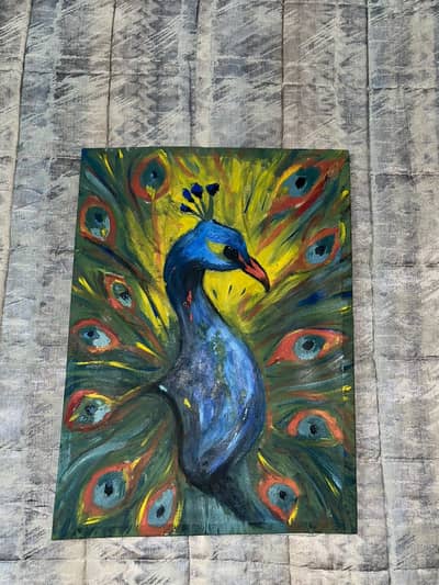 Radiant Peacock Canvas Art | Vibrant Home Decor Inspo