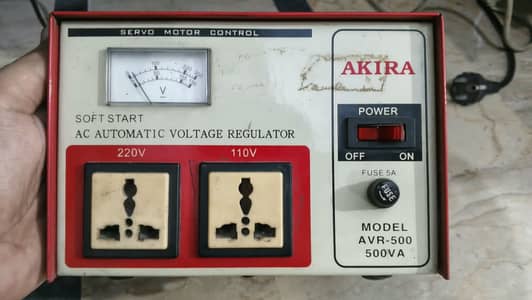 AKIRA AVR-500 Servo Motor Control AC Automatic Voltage Regulator