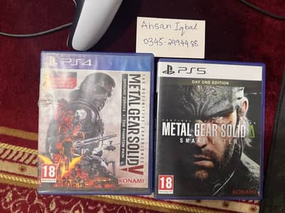 Selling MGS Definitive Experience & Snake Eater
