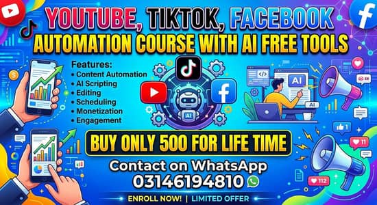 YouTube automation course with Ai tools