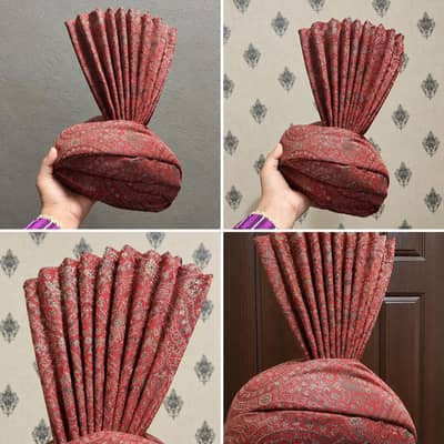 Red Groom Wedding Turban / Dulha Pagri