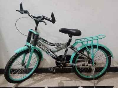 Apollo 20 inch kids bicycle turquoise green colour