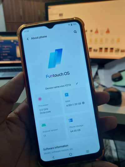 Vivo Y21 4GB 64GB PTA Approved Good Condition