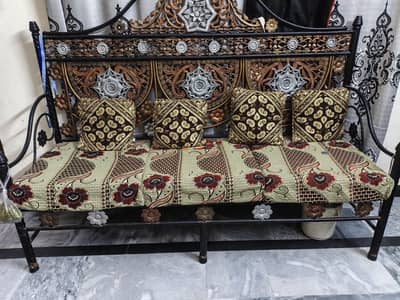 iron 7 seater sofa set