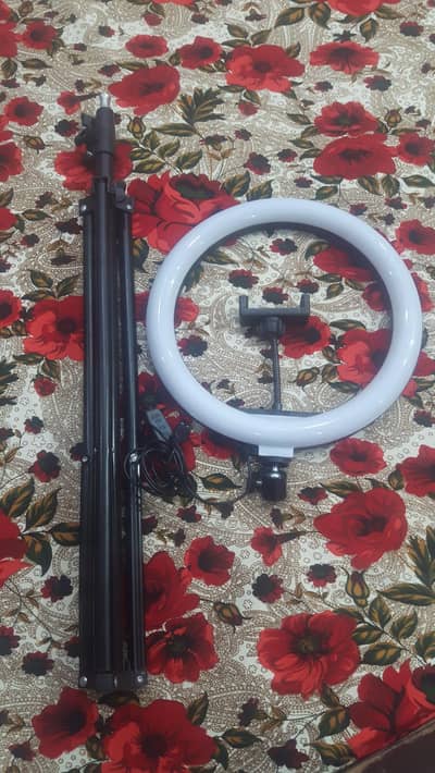 Light 12 Inch with 7 Feet Tripod Stand - Vlogging Light