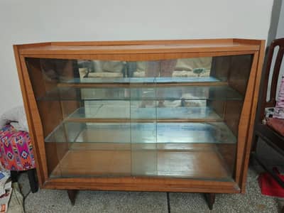 Wood and Glass showcase