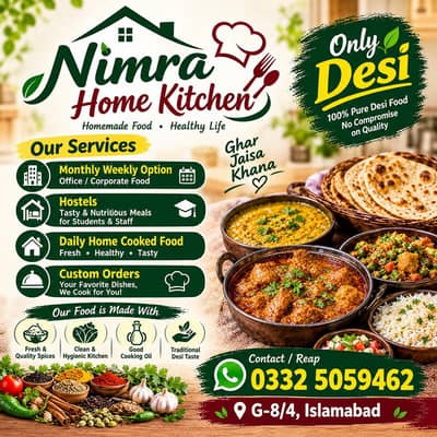 100% Pure Desi Homemade Food