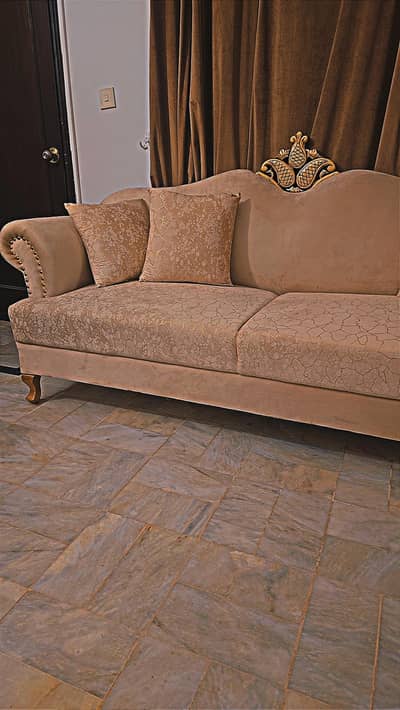 seven seater sofa  with wing chairs  excellent quality