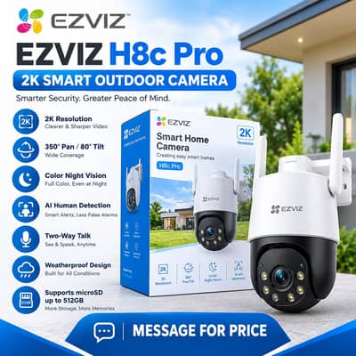 EZVIZ H8c Pro 2K Smart Security Camera