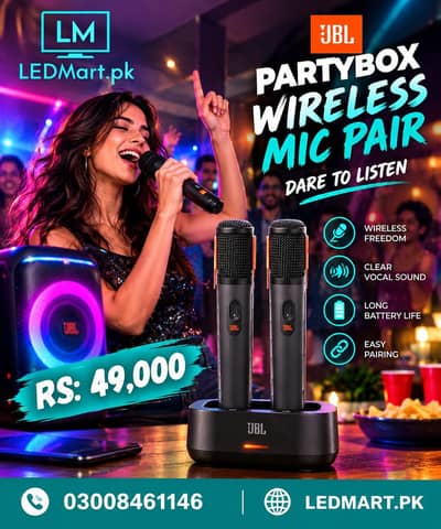 JBL PARTYBOX MIC BLUETOOTH PAIR