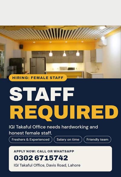Male and female  ki Need h  for office work