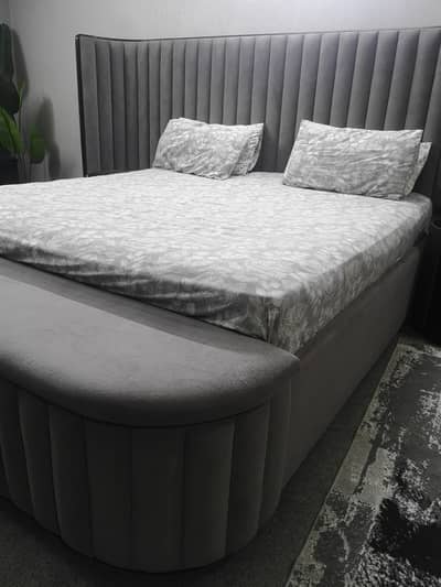 Wooden King size bed set